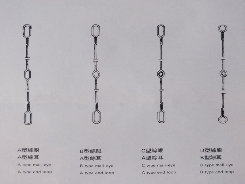 鋼絲綜的綜耳型號(hào)及規(guī)格